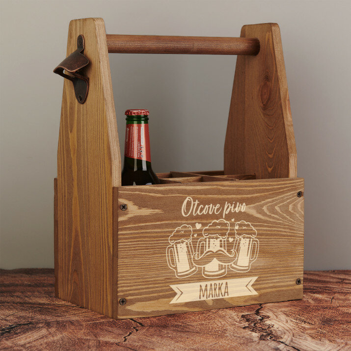 Otcove pivo - Nosič na pivo s otváračom
