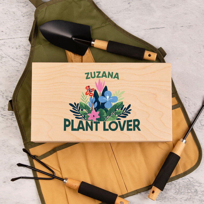 Plant lover - Sada záhradného náradia v zástere