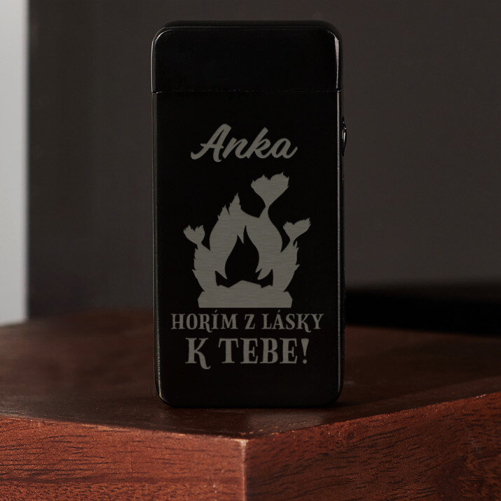 Horím z lásky - Plazmový zapaľovač čierny