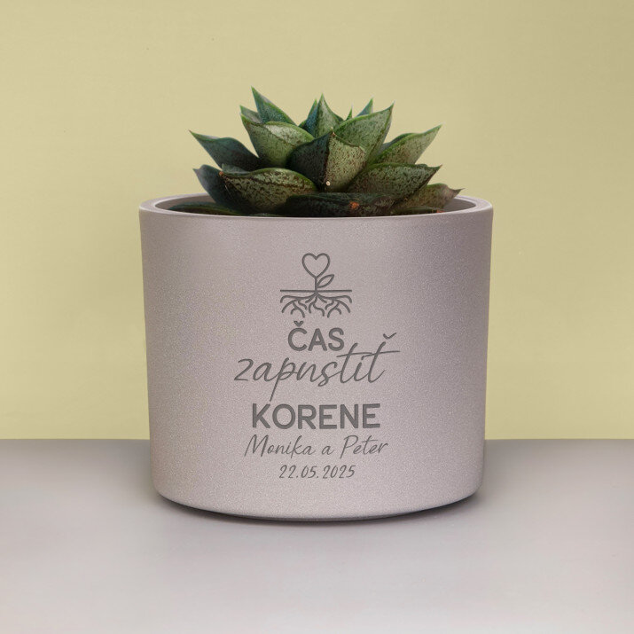 čas zapustiť korene - Kryt na kvetináč