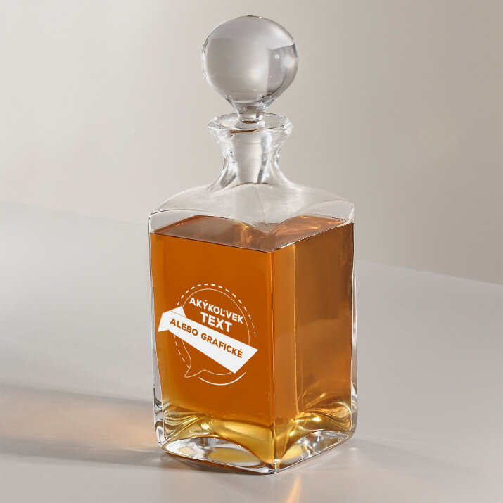 Vlastný projekt - Karafa na whisky