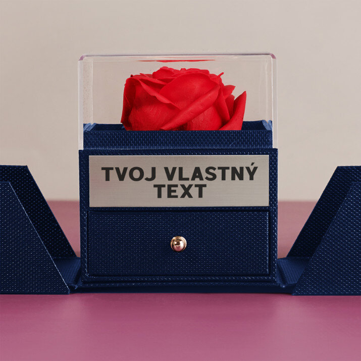 Vlastný projekt - Večná ruža v šperkovnici