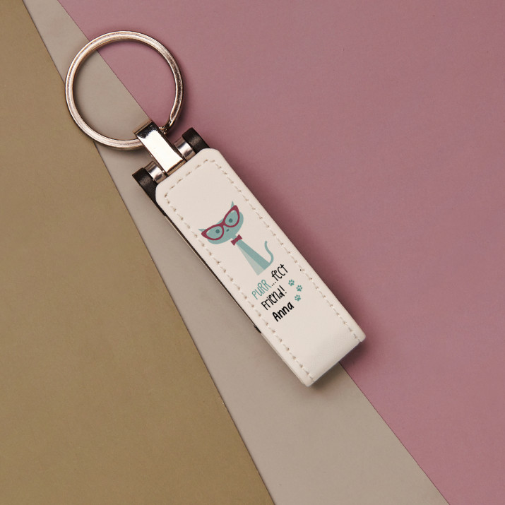Purrfect friend - USB kľúč v koži