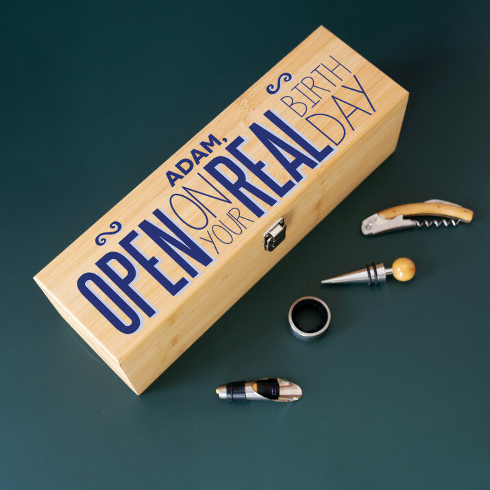 Real birthday - Box na víno