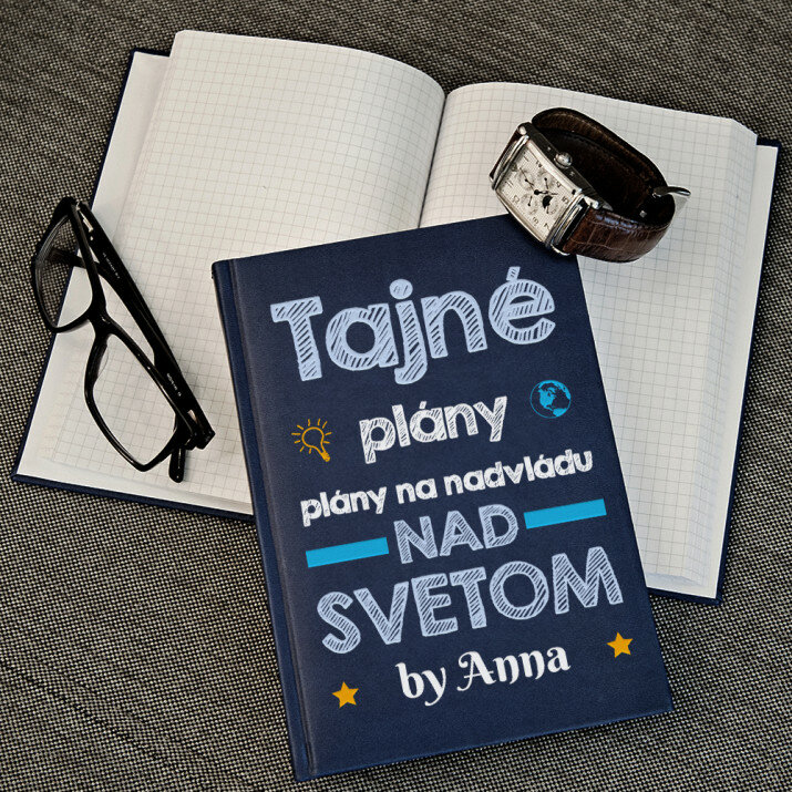 Tajné plány na nadvládu - Notes a5 s potiskem