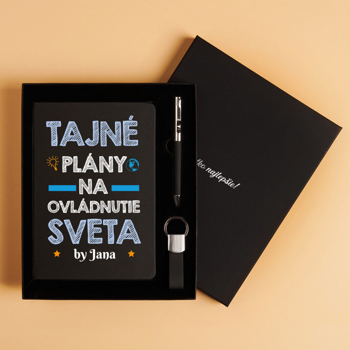 Tajné plány vládnutia - Súprava so zápisníkom
