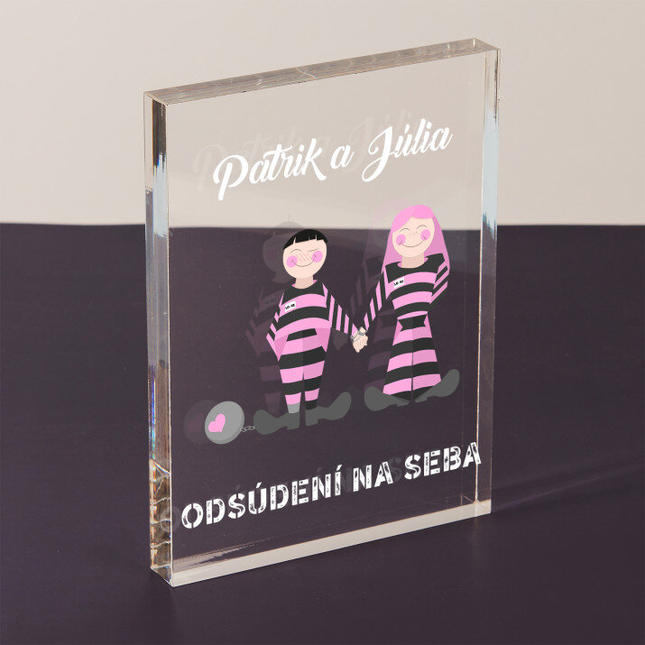 Odsúdení na seba - Akrylový blok