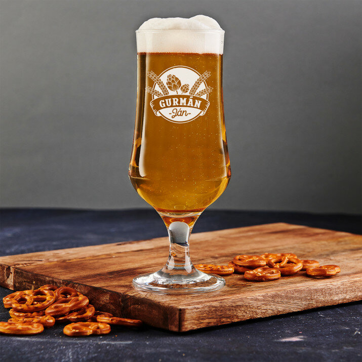 Gurmán – Pohár na pivo na stopke
