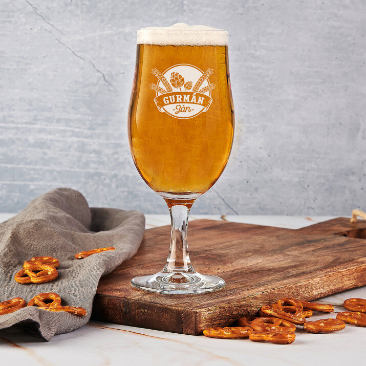 Gurmán – Pohár na pivo na stopke