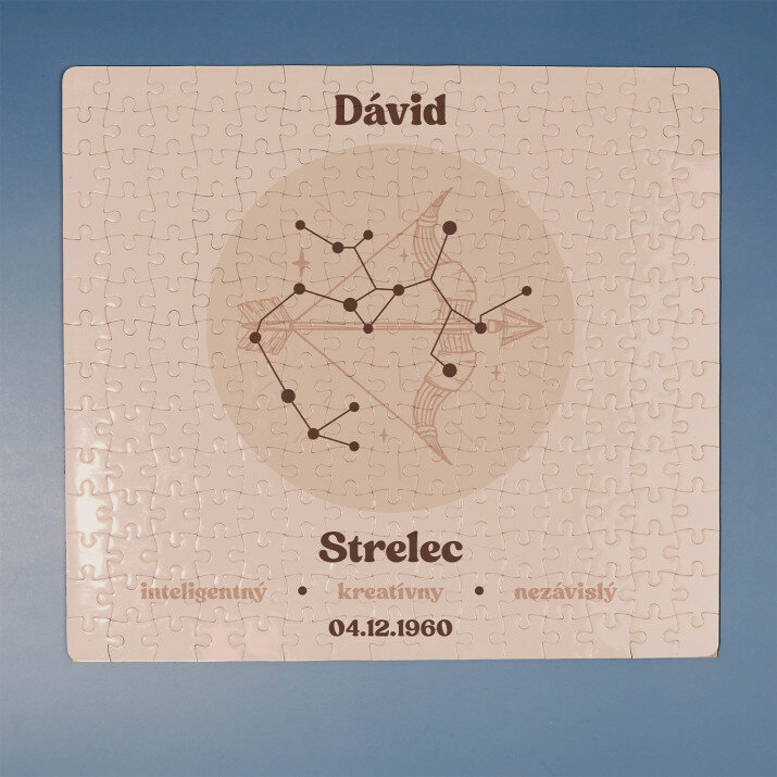 Strelec znamenie - Magnetické puzzle