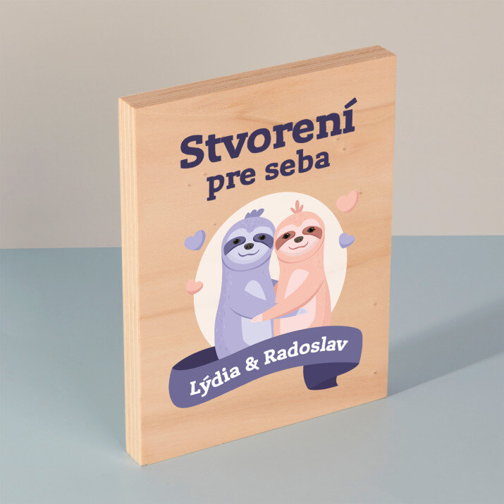Stvorení pre seba - Tlač na drevo