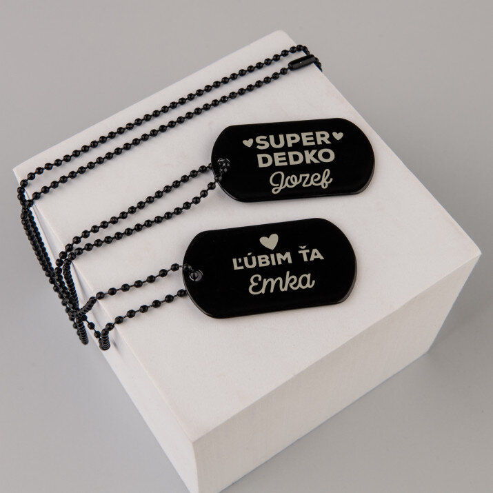 Super dedko - Identifikačné známka