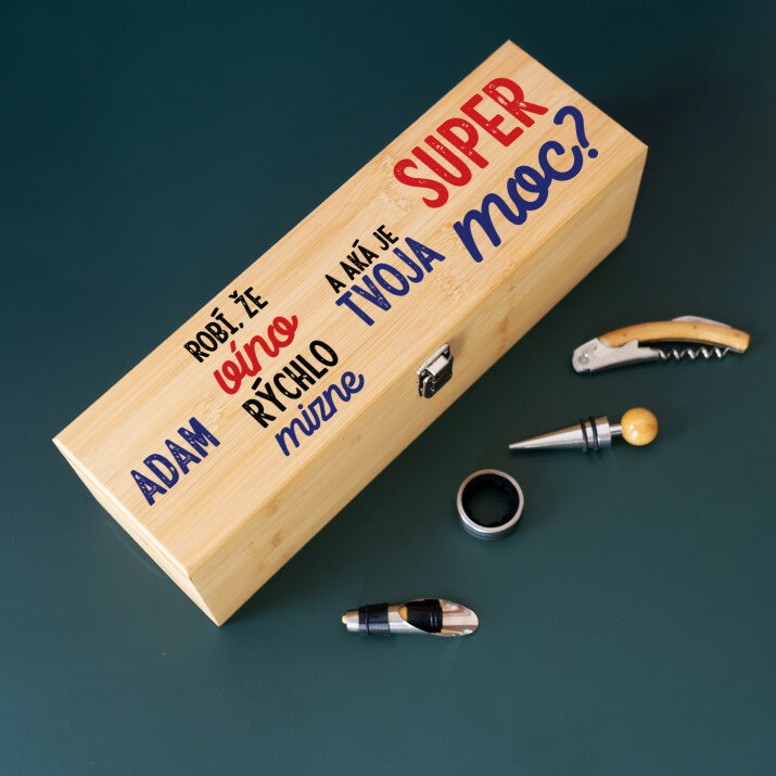 Super moc - Box na víno