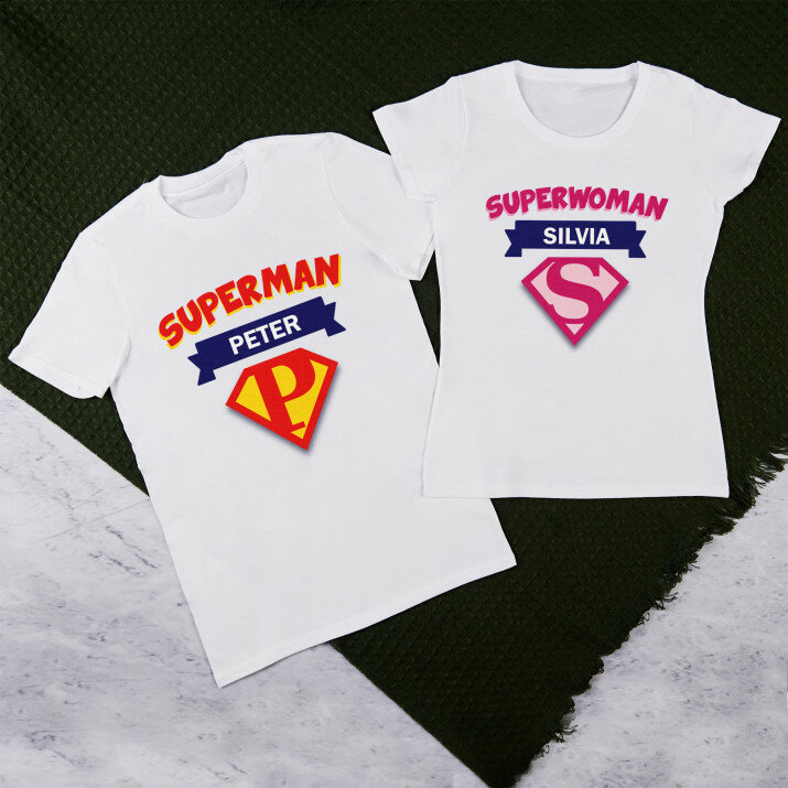 Superman, superwoman - Sada tričiek pre páry