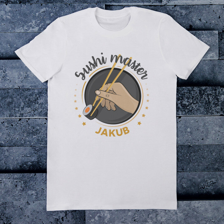 Sushi master - Pánske tričko s potlačou