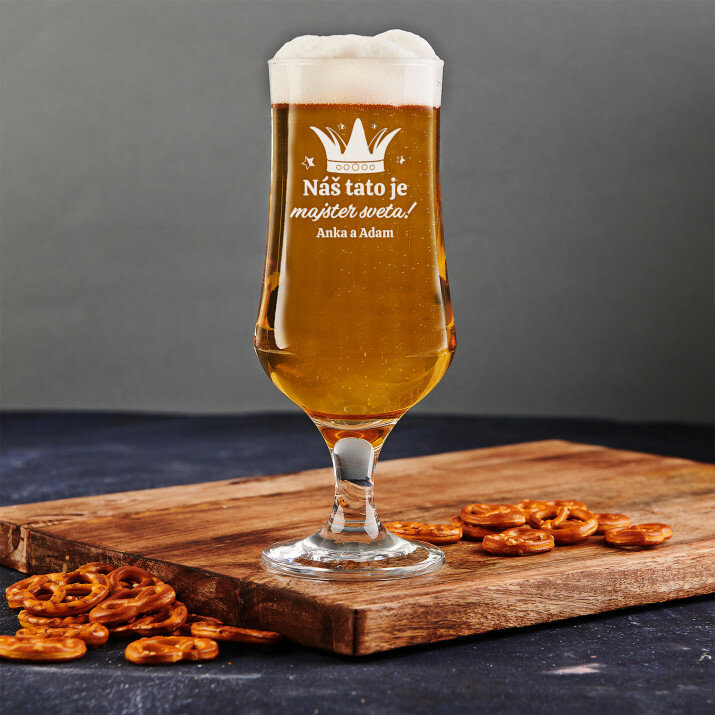 Tato majster sveta – Pohár na pivo na stopke