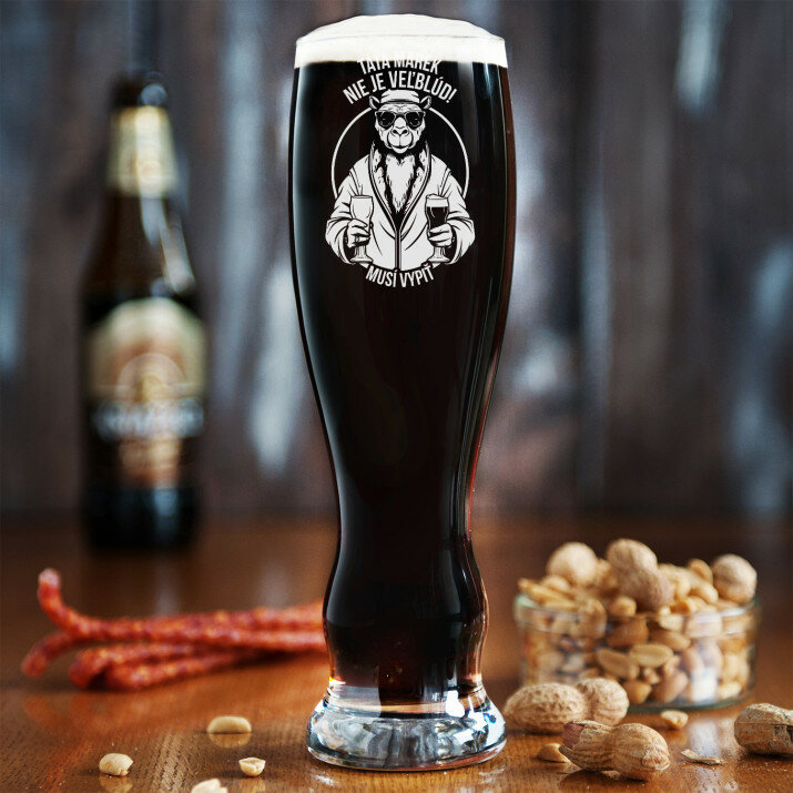 Táta nie je veľblúd - Gravírované pohare na pivo