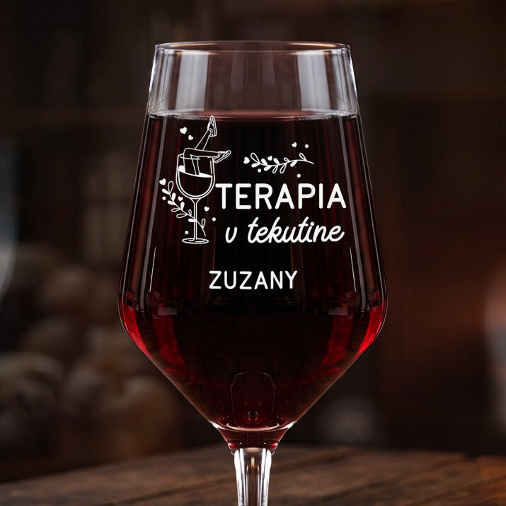 Terapia v tekutine - Veľký pohár na víno
