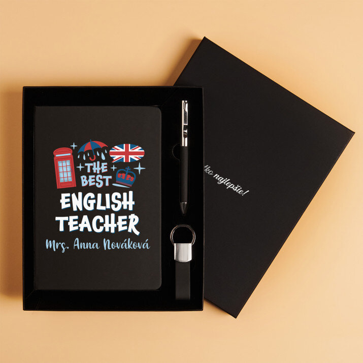The best english teacher - Súprava so zápisníkom
