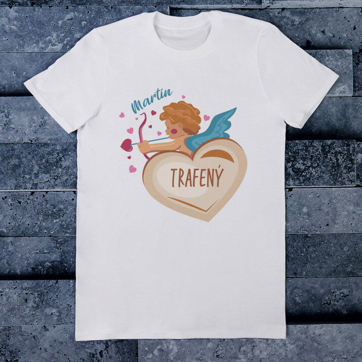 TRAFENÝ - Pánske tričko s potlačou