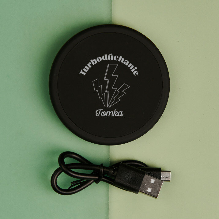 Turbodúchanie - Indukčná nabíjačka s podsvietením