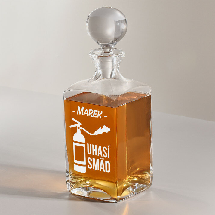 Uhasí smäd - Karafa na whisky
