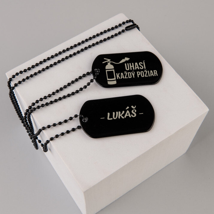 Uhasí každý požiar - Identifikačné známka