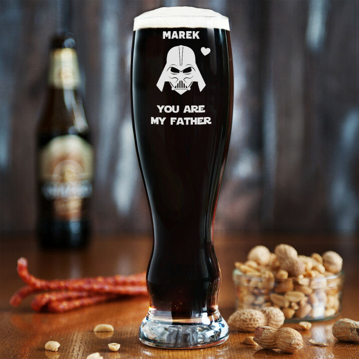 Vader dad - Gravírované pohare na pivo
