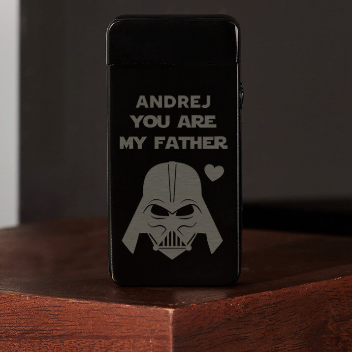 Vader dad - Plazmový zapaľovač čierny
