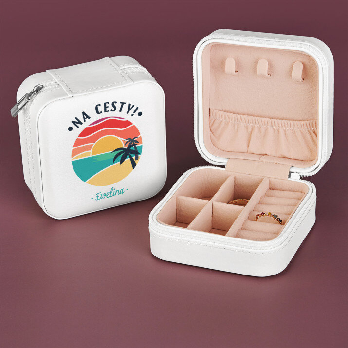 Na cesty - Cestovná krabička na šperky Na cesty - Cestovná krabička na šperky
