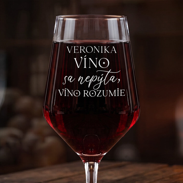 Víno rozumie - Veľký pohár na víno