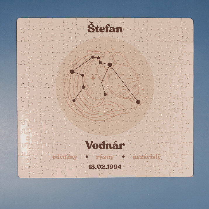 Vodnár znamenie - Magnetické puzzle