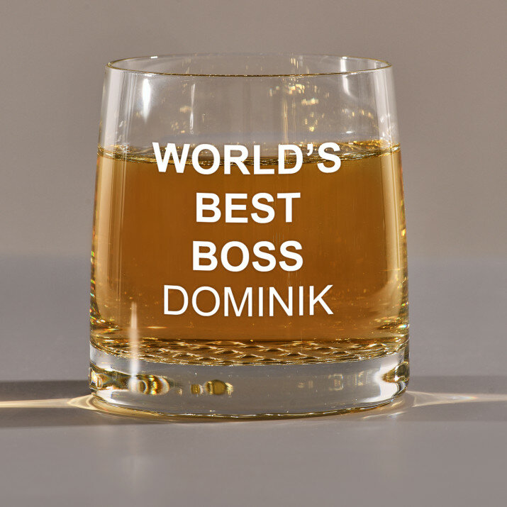 World`s best boss - Pohár na whisky