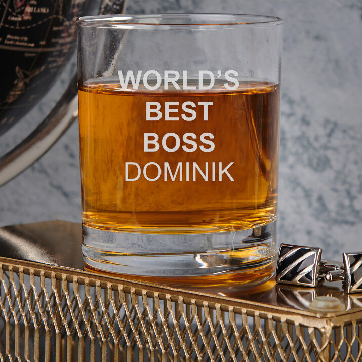 World`s best boss - Pohár na whisky
