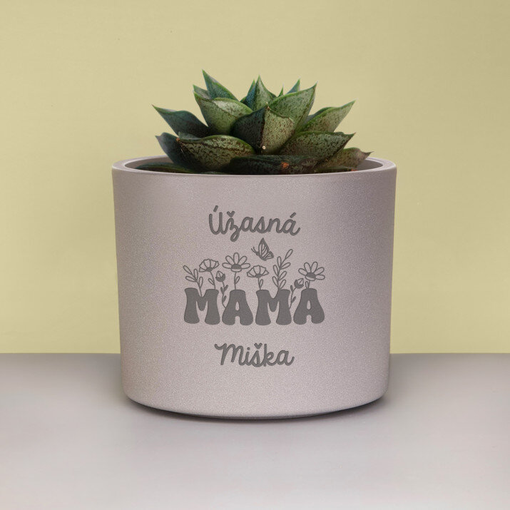 úžasná mama - Kryt na kvetináč