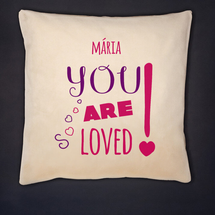 You are loved - Dekoračný vankúš