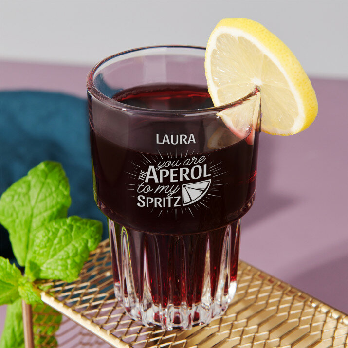 You are the aperol - Sklenený pohár na nápoje