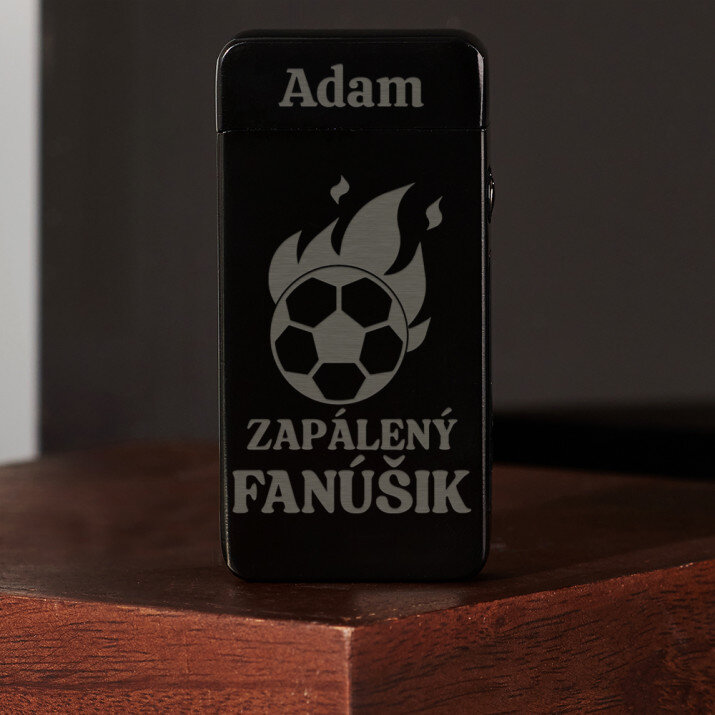 Zapálený fanúšik - Plazmový zapaľovač čierny