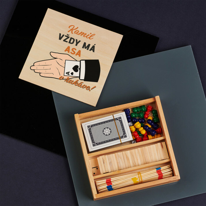 Vždy má asa v rukáve - Sada her 4 v 1