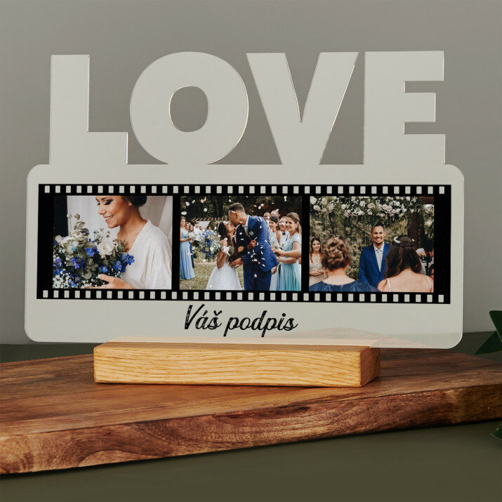 Klišé fotografia - Tlač na akrylové sklo LOVE