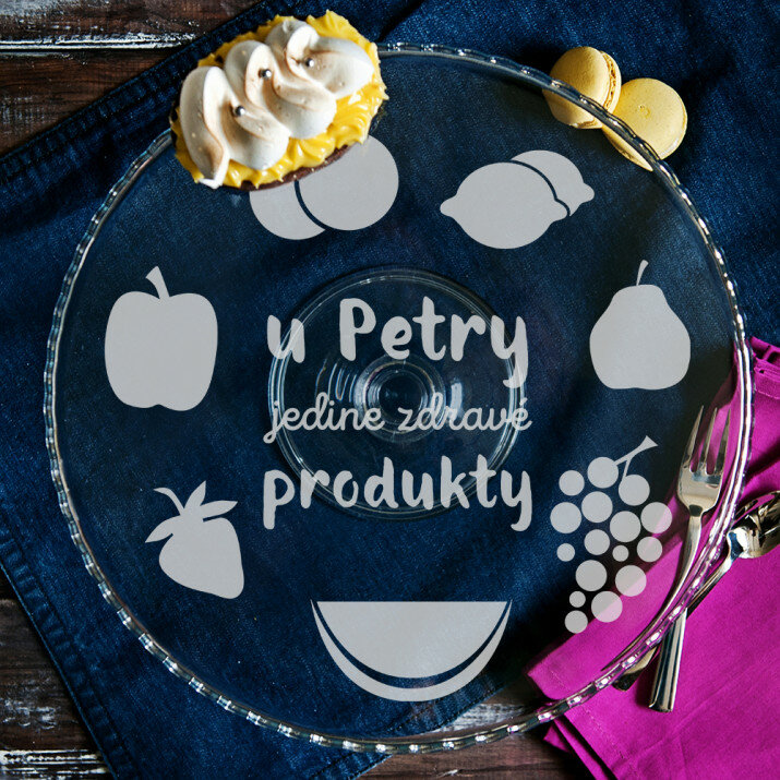 Zdravé produkty - Podnos