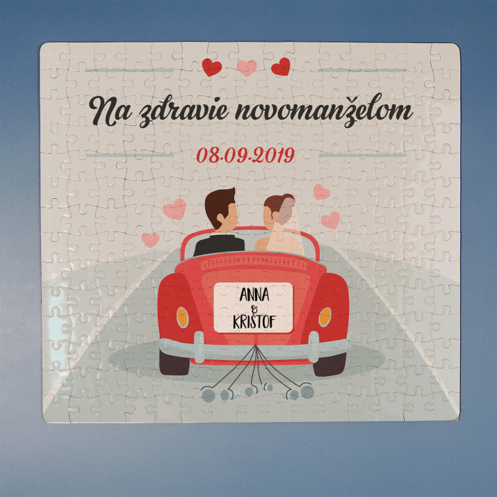 Na zdravie novomanželom - Magnetické puzzle