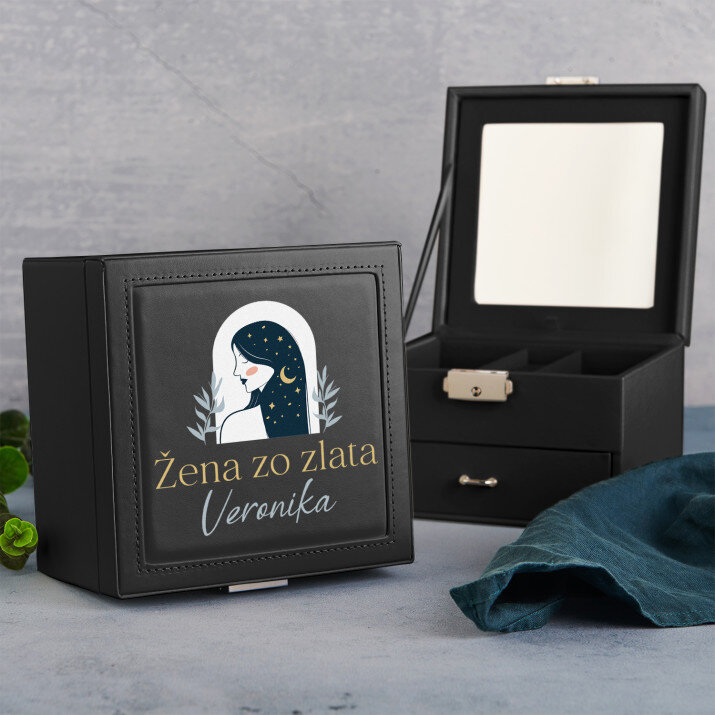 žena zo zlata - Čierna krabička so zrkadlom