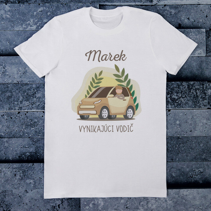 Vynikajúci vodič - Pánske tričko s potlačou