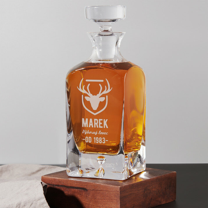 Výborný lovec - Karafa na whisky