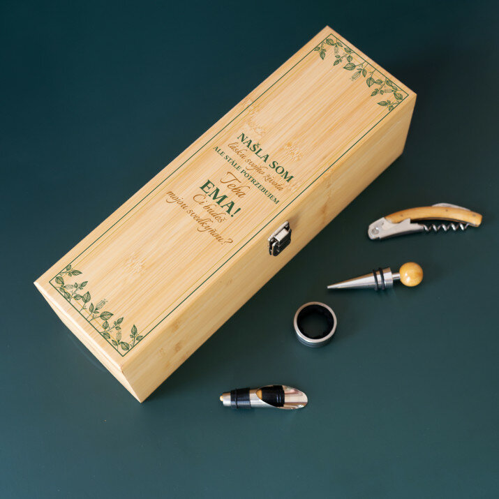 našla som lásku - Box na víno