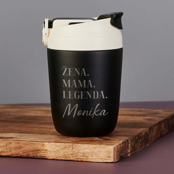 Žena mama legenda - Termohrnek 360 ml