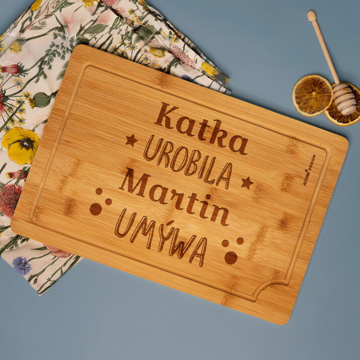 Urobila umýva - Doska s gravírováním