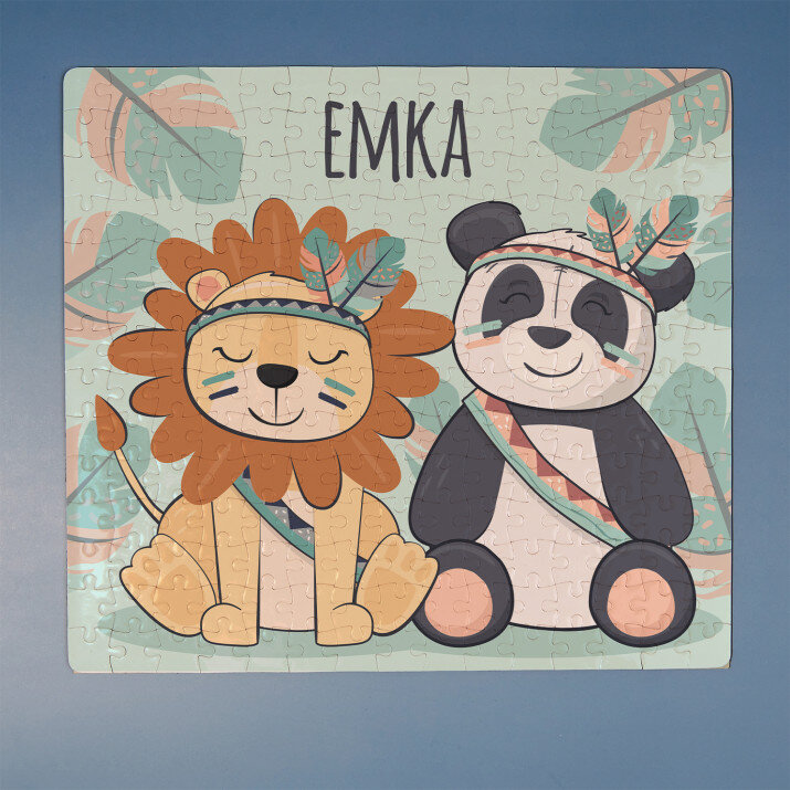 Zvieratká - Magnetické puzzle