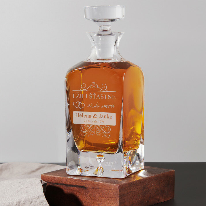 Žili dlho - Karafa na whisky Žili dlho - Karafa na whisky